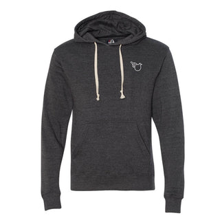 Black Charocal Triblend Hoodie - Effing Gear