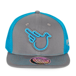 Blue Mesh Snapback Trucker Hat - Effing Gear