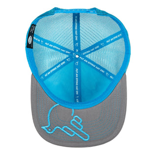 Blue Mesh Snapback Trucker Hat - Effing Gear