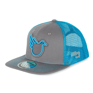 Blue Mesh Snapback Trucker Hat - Effing Gear