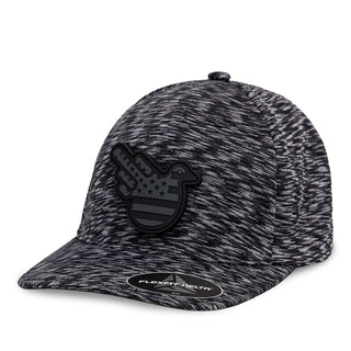 Fitted Melange Cap Storm Camo Bird - Effing Gear