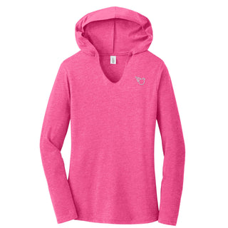 Fuscia Triblend Hoodie - Effing Gear