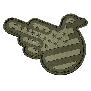 ‘MERICA Storm Camo PVC Patch w/ Velcro - 3” Wide - Effing Gear