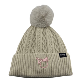 POM Cuffed Knit Beanie - Effing Gear