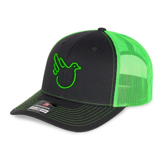 Real Man Green Mesh Snapback Trucker Hat - Effing Gear