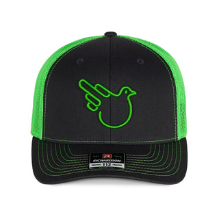 Real Man Green Mesh Snapback Trucker Hat - Effing Gear