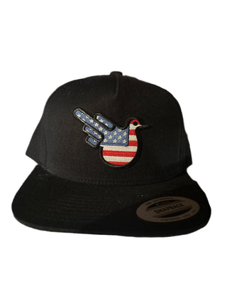 The American Snapback Flat Bill Hat - Effing Gear