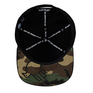 The Camothy Flat Bill Camouflage Snapback Hat - Effing Gear