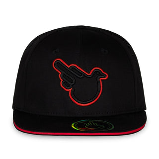 The Jimothy Red and Black Flat Brim Hat - Effing Gear