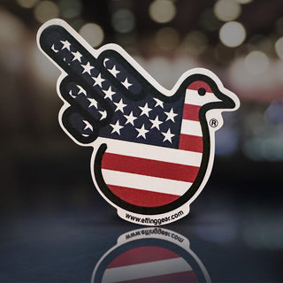 The Patriot Bird Stickers - Effing Gear