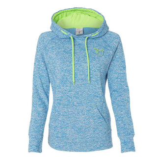 The Tara Hoodie - Electric Blue/Neon Green - Effing Gear